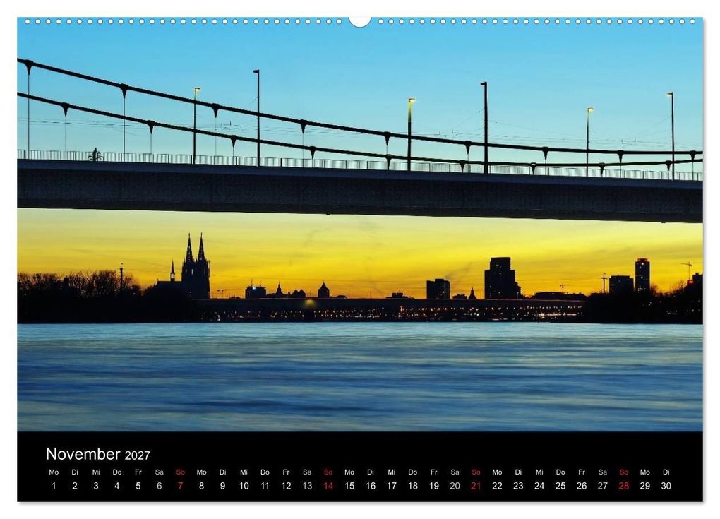 Weitere Ansicht: köln dunkelbunt II - Die Stadt leuchtet! (Wandkalender 2027 DIN A2 quer), CALVENDO Monatskalender | Peter Brüggen // www. koelndunkelbunt.de, Calvendo