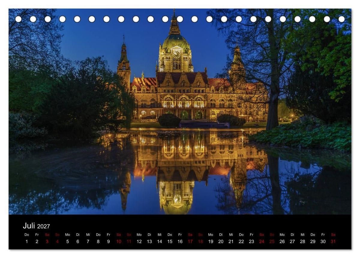 Weitere Ansicht: Hannover bei Nacht 2027 (Tischkalender 2027 DIN A5 quer), CALVENDO Monatskalender | Patrick Graf, Calvendo