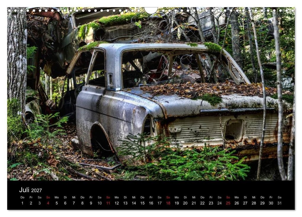 Weitere Ansicht: Autos, abgestellt und vergessen (Wandkalender 2027 DIN A3 quer), CALVENDO Monatskalender | Dirk Rosin, Calvendo
