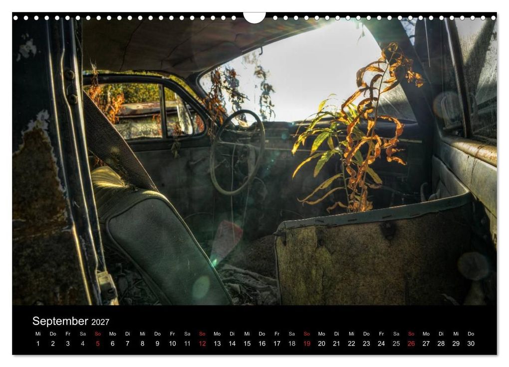 Weitere Ansicht: Autos, abgestellt und vergessen (Wandkalender 2027 DIN A3 quer), CALVENDO Monatskalender | Dirk Rosin, Calvendo
