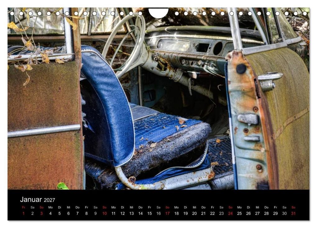 Weitere Ansicht: Autos, abgestellt und vergessen (Wandkalender 2027 DIN A4 quer), CALVENDO Monatskalender | Dirk Rosin, Calvendo