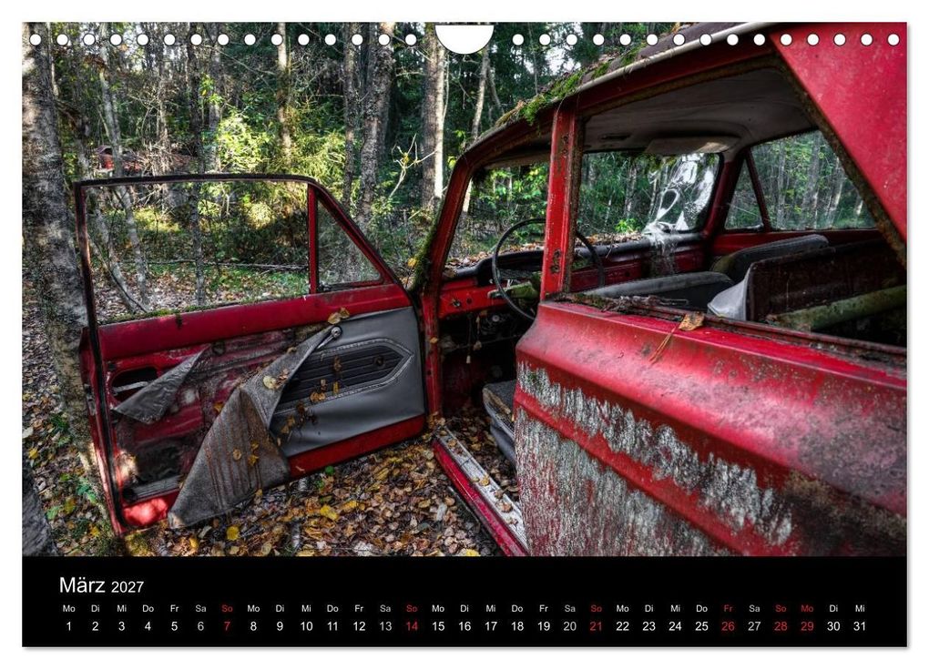 Weitere Ansicht: Autos, abgestellt und vergessen (Wandkalender 2027 DIN A4 quer), CALVENDO Monatskalender | Dirk Rosin, Calvendo