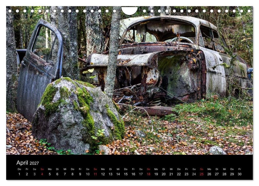 Weitere Ansicht: Autos, abgestellt und vergessen (Wandkalender 2027 DIN A4 quer), CALVENDO Monatskalender | Dirk Rosin, Calvendo