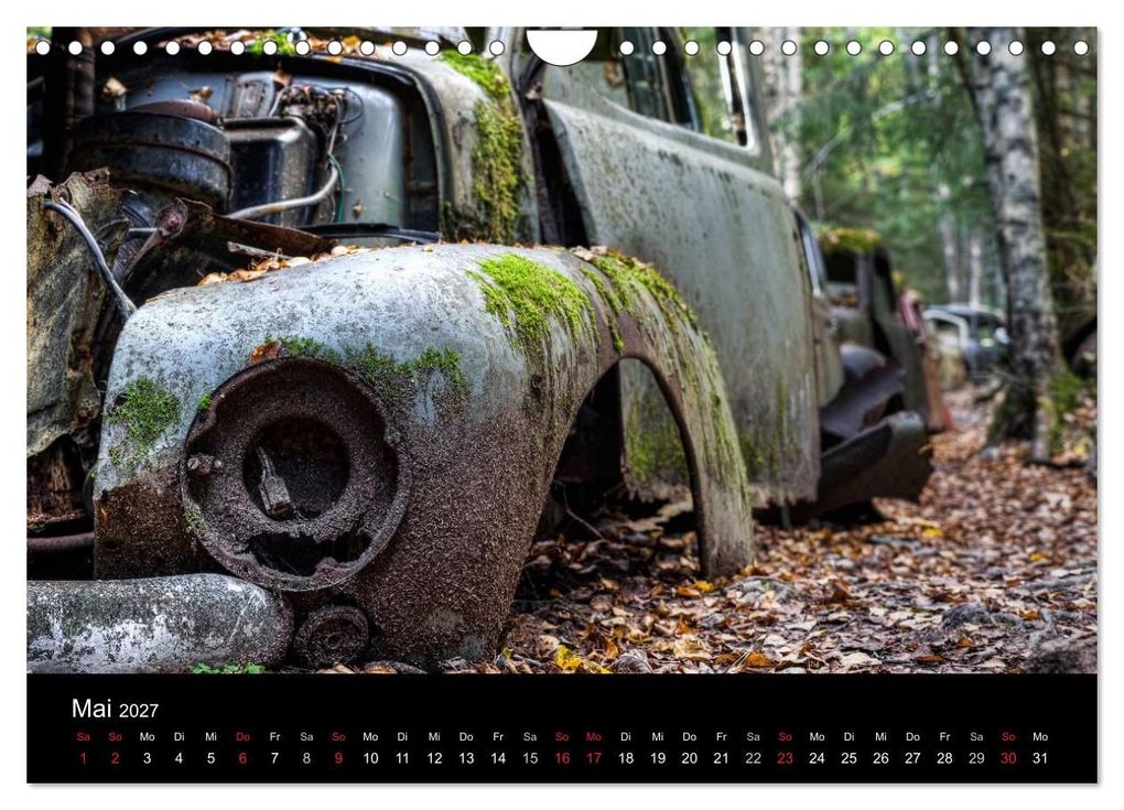 Weitere Ansicht: Autos, abgestellt und vergessen (Wandkalender 2027 DIN A4 quer), CALVENDO Monatskalender | Dirk Rosin, Calvendo