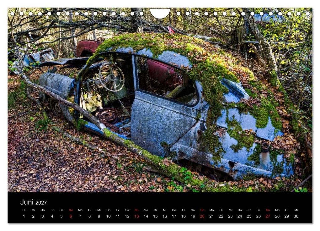 Weitere Ansicht: Autos, abgestellt und vergessen (Wandkalender 2027 DIN A4 quer), CALVENDO Monatskalender | Dirk Rosin, Calvendo