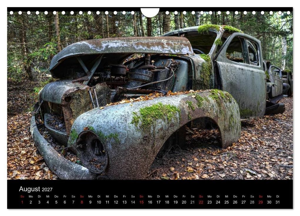 Weitere Ansicht: Autos, abgestellt und vergessen (Wandkalender 2027 DIN A4 quer), CALVENDO Monatskalender | Dirk Rosin, Calvendo
