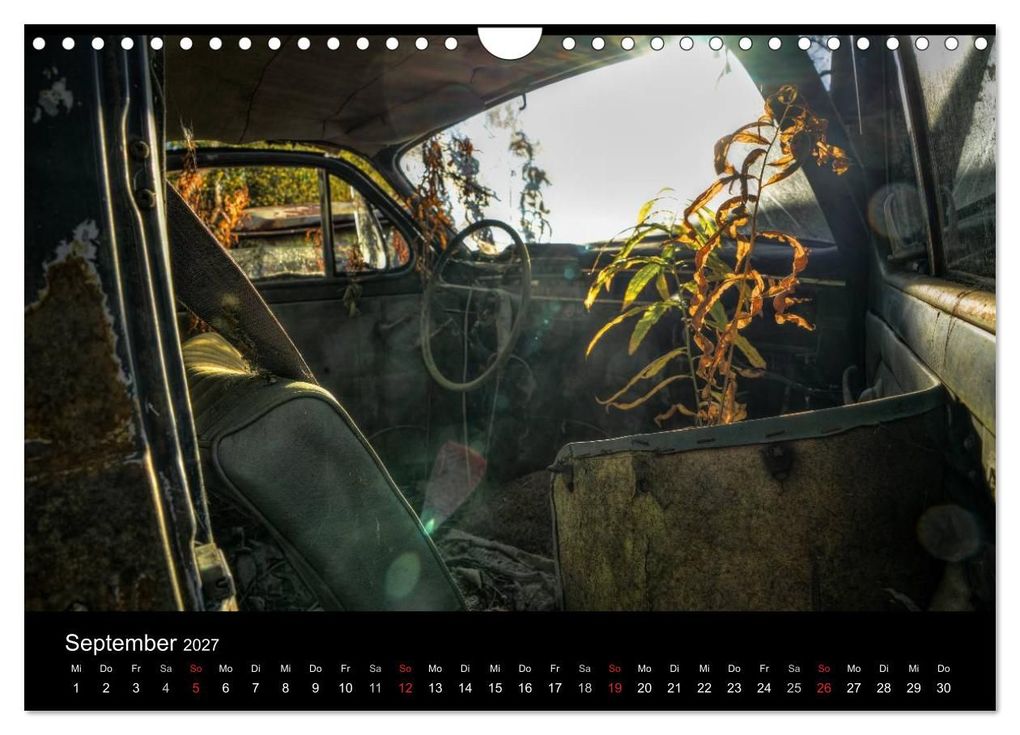 Weitere Ansicht: Autos, abgestellt und vergessen (Wandkalender 2027 DIN A4 quer), CALVENDO Monatskalender | Dirk Rosin, Calvendo