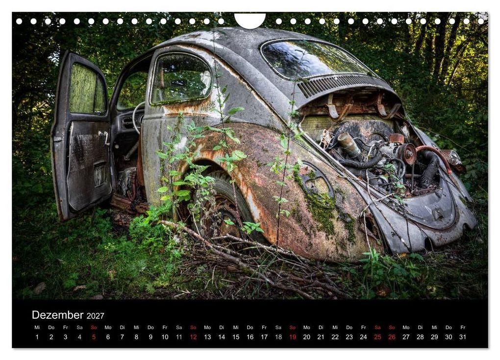 Weitere Ansicht: Autos, abgestellt und vergessen (Wandkalender 2027 DIN A4 quer), CALVENDO Monatskalender | Dirk Rosin, Calvendo