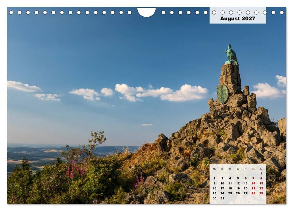 Weitere Ansicht: Rhöner Röschen - ein Sommermärchen in der Hochrhön (Wandkalender 2027 DIN A4 quer), CALVENDO Monatskalender | Hans Pfleger, Calvendo