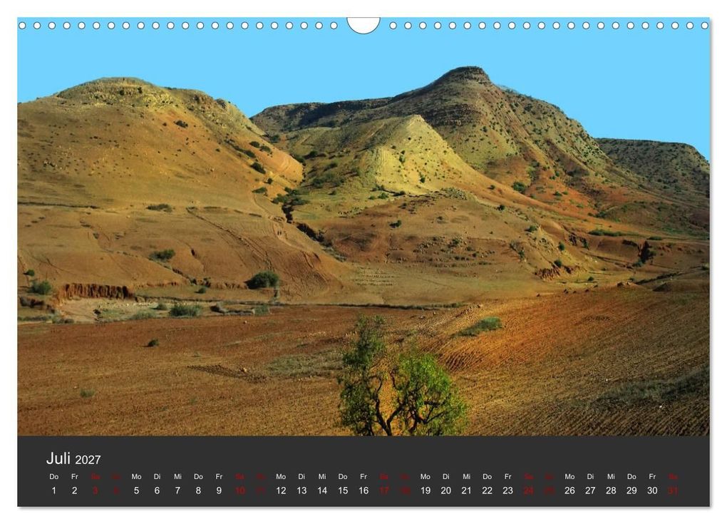 Weitere Ansicht: Marokko im Farbenrausch (Wandkalender 2027 DIN A3 quer), CALVENDO Monatskalender | Erika Müller, Calvendo