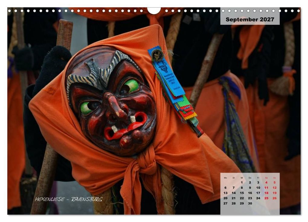 Weitere Ansicht: Schwäbisch alemannische Fasnet (Wandkalender 2027 DIN A3 quer), CALVENDO Monatskalender | Horst Hoch, Calvendo