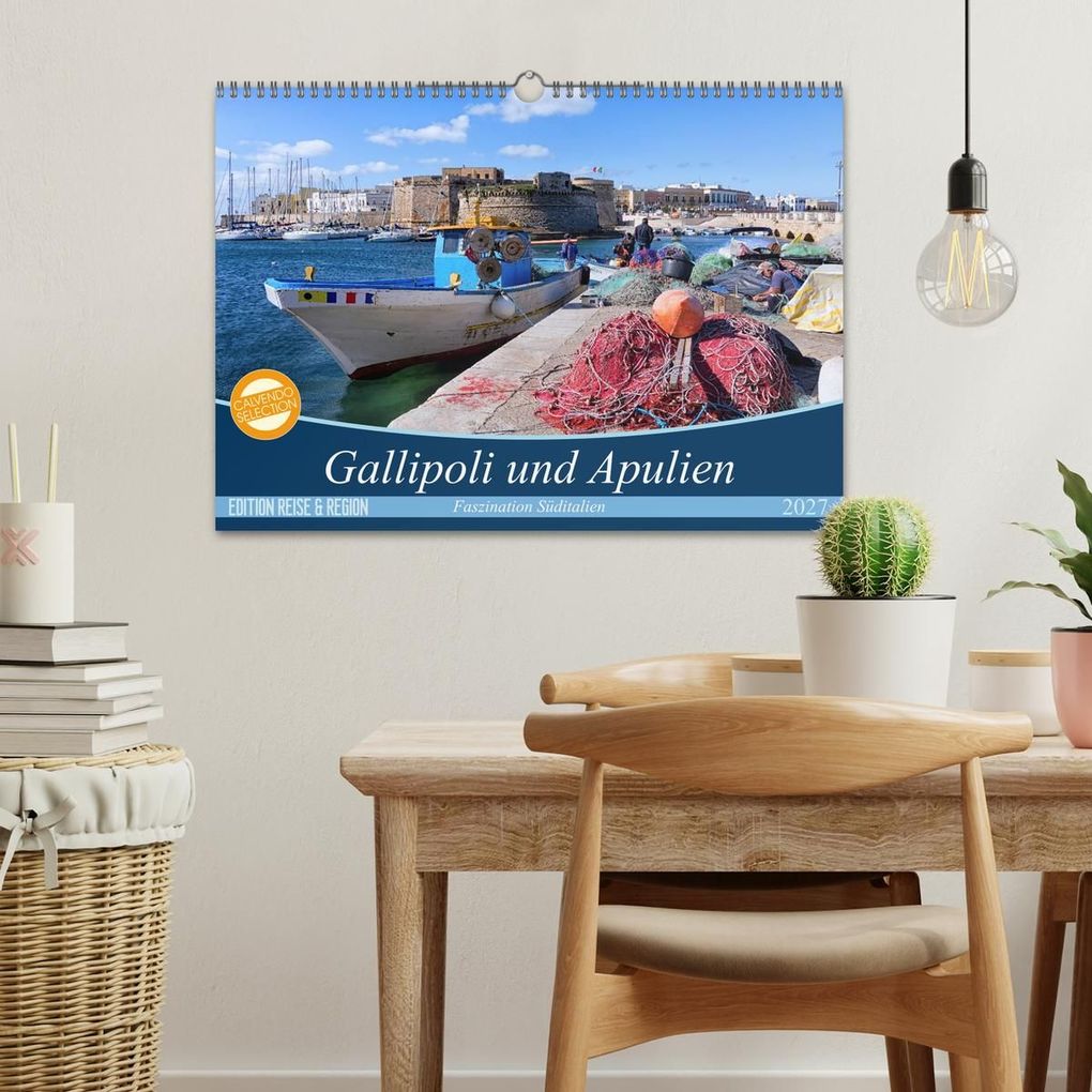Weitere Ansicht: Gallipoli und Apulien - Faszination Süditalien (Wandkalender 2027 DIN A3 quer), CALVENDO Monatskalender | Martina Schikore, Calvendo