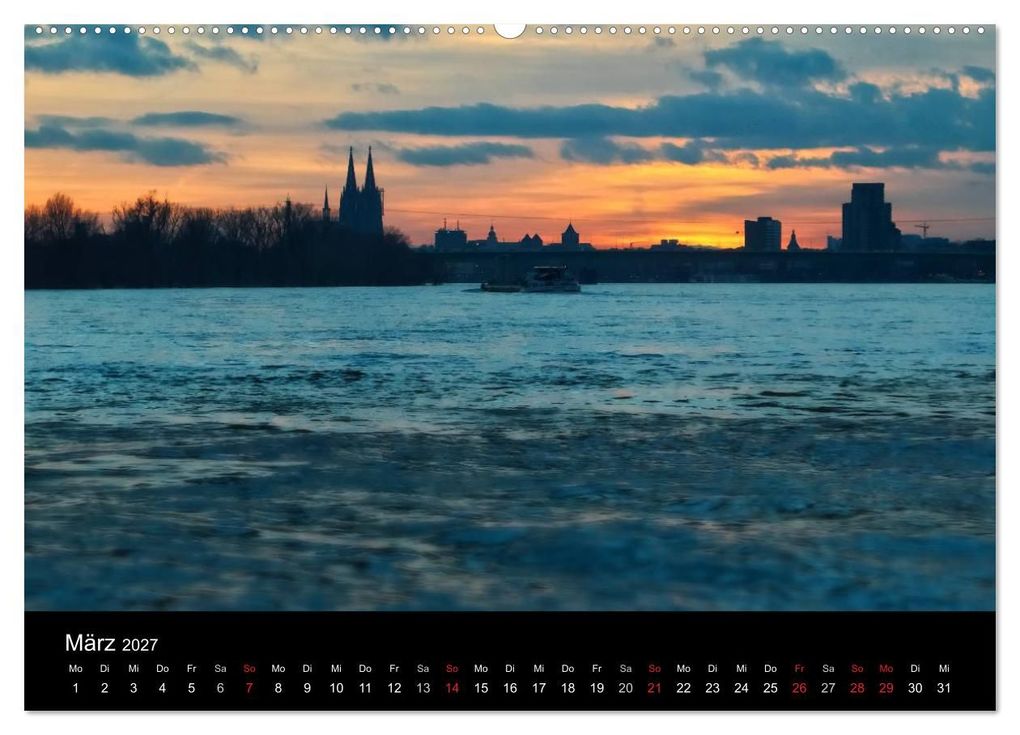 Weitere Ansicht: Köln bei Nacht - dunkelbunte Stadt (Wandkalender 2027 DIN A2 quer), CALVENDO Monatskalender | Peter Brüggen // www. koelndunkelbunt.de, Calvendo