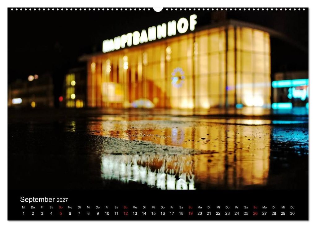 Weitere Ansicht: Köln bei Nacht - dunkelbunte Stadt (Wandkalender 2027 DIN A2 quer), CALVENDO Monatskalender | Peter Brüggen // www. koelndunkelbunt.de, Calvendo