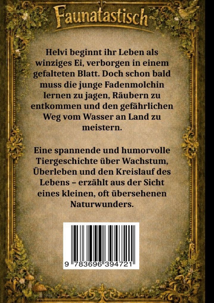 Weitere Ansicht: Faunatastísch #11 - Helvi der Fadenmolch | Horst Fischer