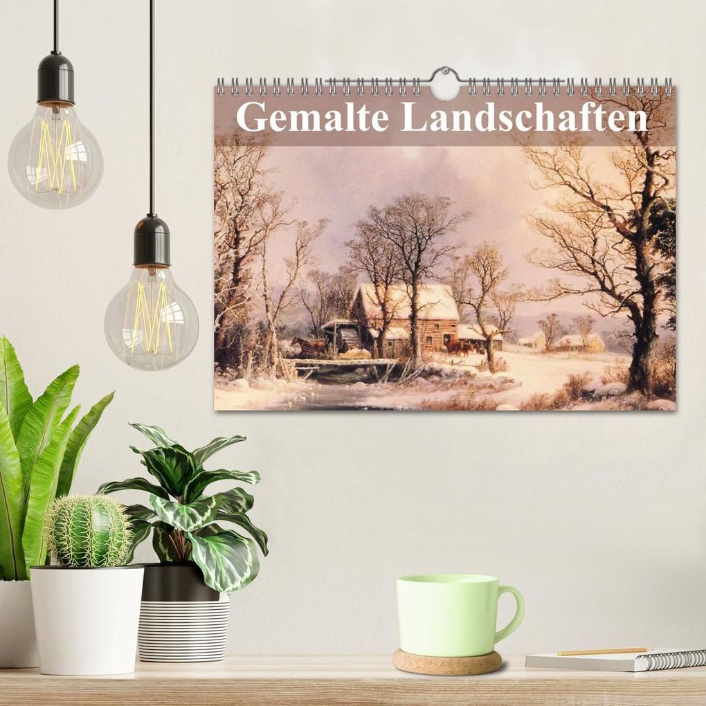 Weitere Ansicht: Gemalte Landschaften (Wandkalender 2027 DIN A4 quer), CALVENDO Monatskalender | Elisabeth Stanzer, Calvendo
