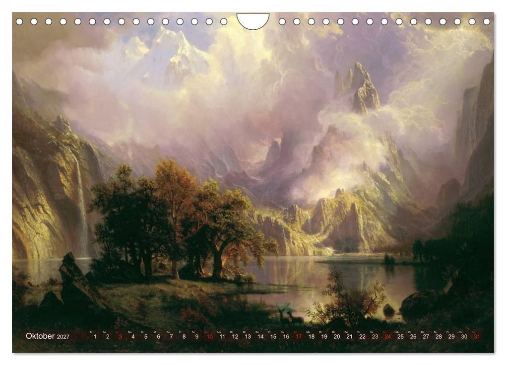 Weitere Ansicht: Gemalte Landschaften (Wandkalender 2027 DIN A4 quer), CALVENDO Monatskalender | Elisabeth Stanzer, Calvendo
