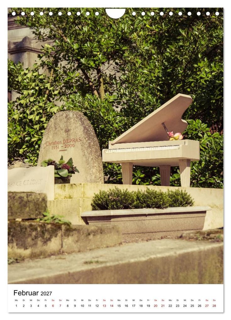 Weitere Ansicht: Le Cimetière du Père-Lachaise in Paris (Wandkalender 2027 DIN A4 hoch), CALVENDO Monatskalender | Jürgen Creutzburg, Calvendo