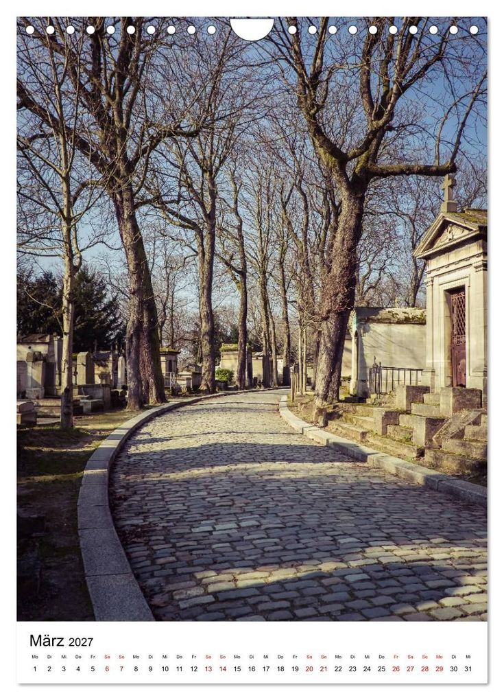 Weitere Ansicht: Le Cimetière du Père-Lachaise in Paris (Wandkalender 2027 DIN A4 hoch), CALVENDO Monatskalender | Jürgen Creutzburg, Calvendo