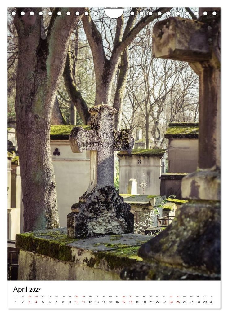Weitere Ansicht: Le Cimetière du Père-Lachaise in Paris (Wandkalender 2027 DIN A4 hoch), CALVENDO Monatskalender | Jürgen Creutzburg, Calvendo