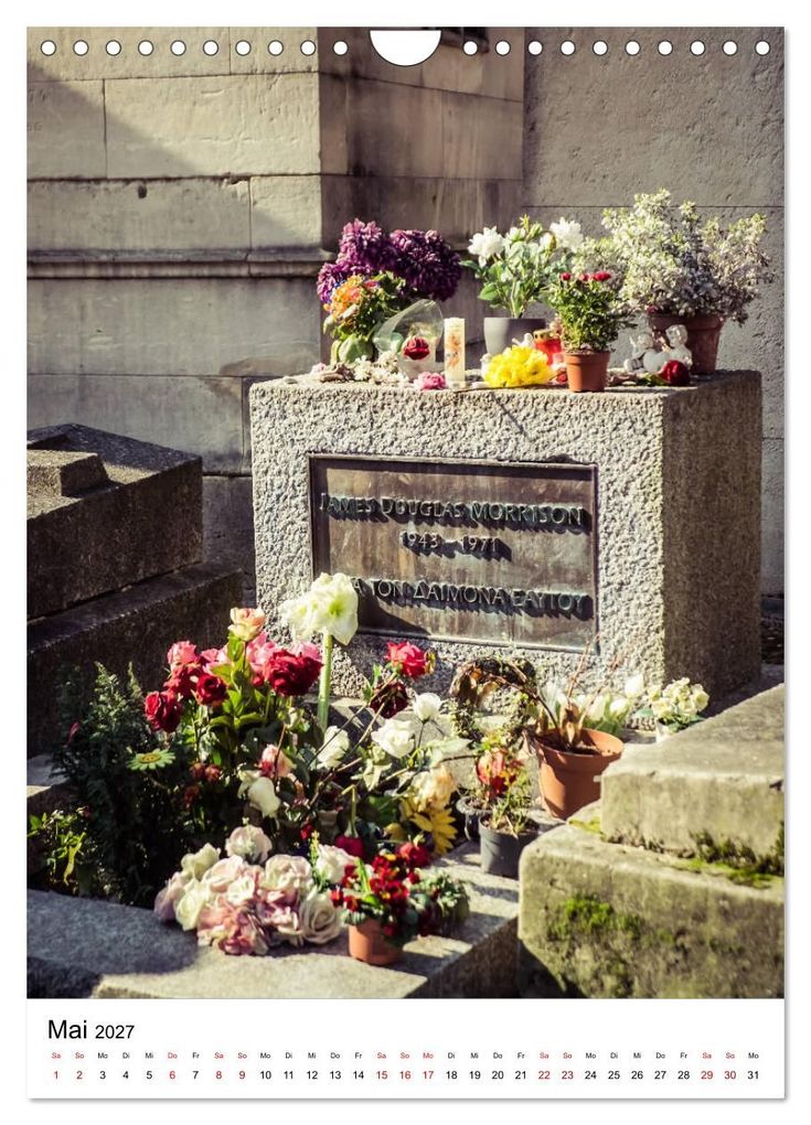 Weitere Ansicht: Le Cimetière du Père-Lachaise in Paris (Wandkalender 2027 DIN A4 hoch), CALVENDO Monatskalender | Jürgen Creutzburg, Calvendo