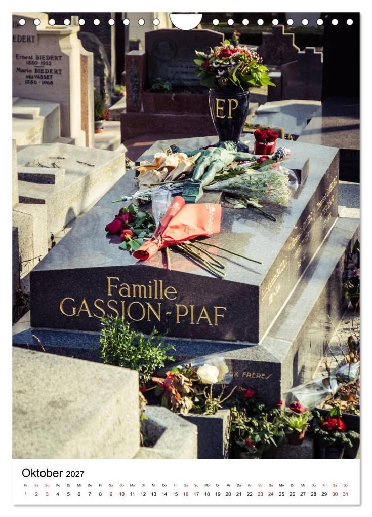 Weitere Ansicht: Le Cimetière du Père-Lachaise in Paris (Wandkalender 2027 DIN A4 hoch), CALVENDO Monatskalender | Jürgen Creutzburg, Calvendo