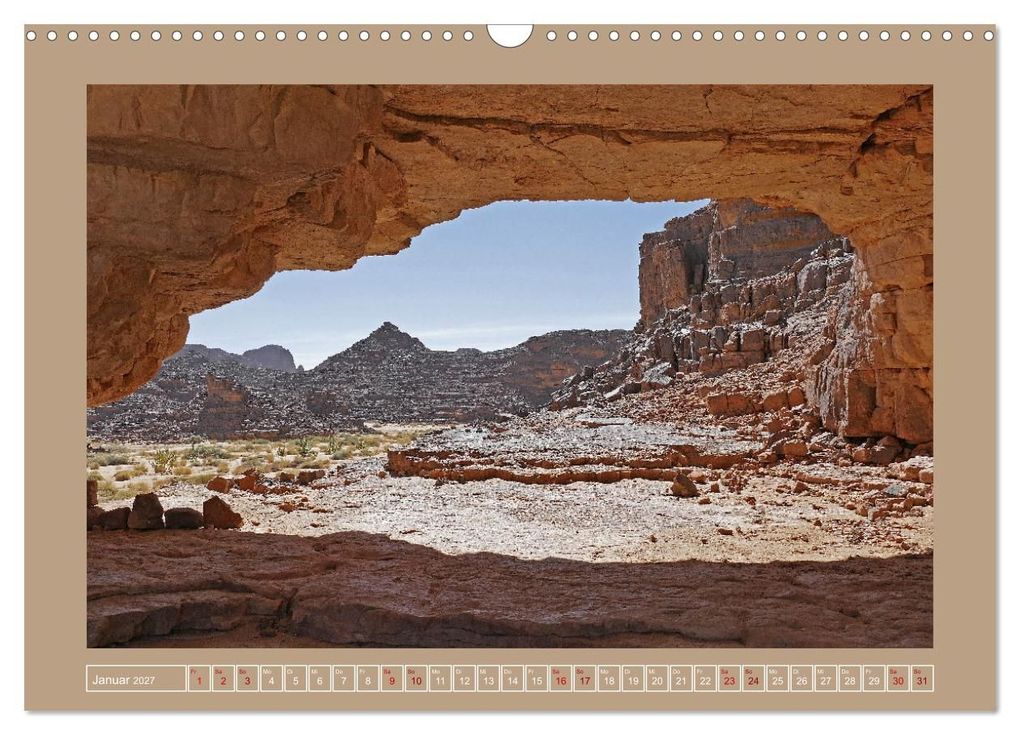 Weitere Ansicht: Algerien - Schluchten und Sandberge in den Tassilis (Wandkalender 2027 DIN A3 quer), CALVENDO Monatskalender | Knut Bormann, Calvendo