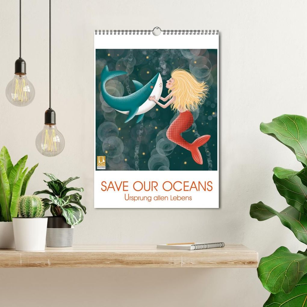 Weitere Ansicht: SAVE OUR OCEANS - Ursprung allen Lebens (Wandkalender 2027 DIN A3 hoch), CALVENDO Monatskalender | Danja Krampikowski