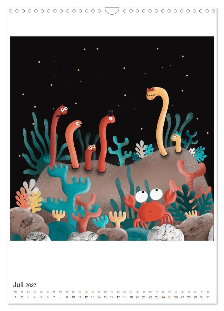 Weitere Ansicht: SAVE OUR OCEANS - Ursprung allen Lebens (Wandkalender 2027 DIN A3 hoch), CALVENDO Monatskalender | Danja Krampikowski