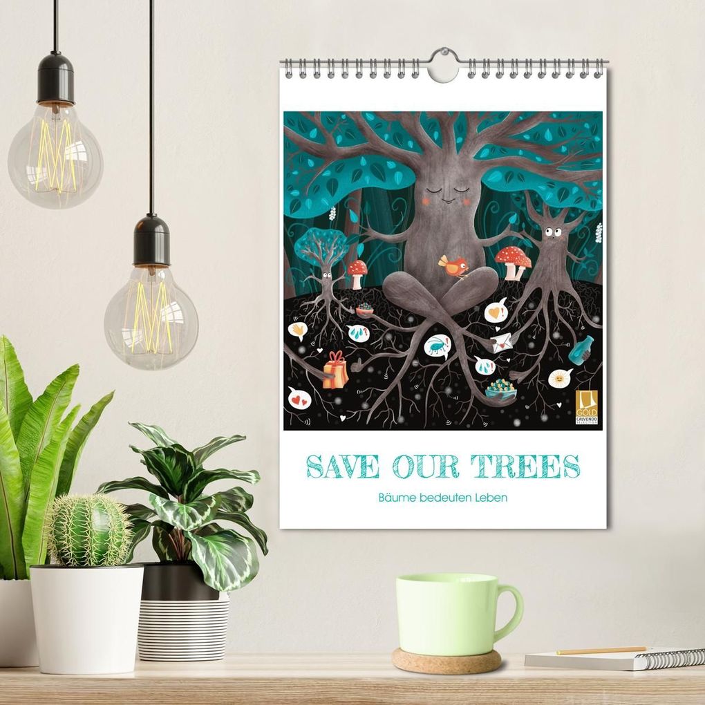 Weitere Ansicht: SAVE OUR TREES - Bäume bedeuten Leben (Wandkalender 2027 DIN A4 hoch), CALVENDO Monatskalender | Danja Krampikowski