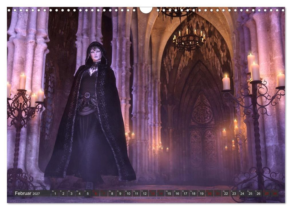 Weitere Ansicht: Gothic Sehnsucht (Wandkalender 2027 DIN A3 quer), CALVENDO Monatskalender | Karsten Schröder, Calvendo