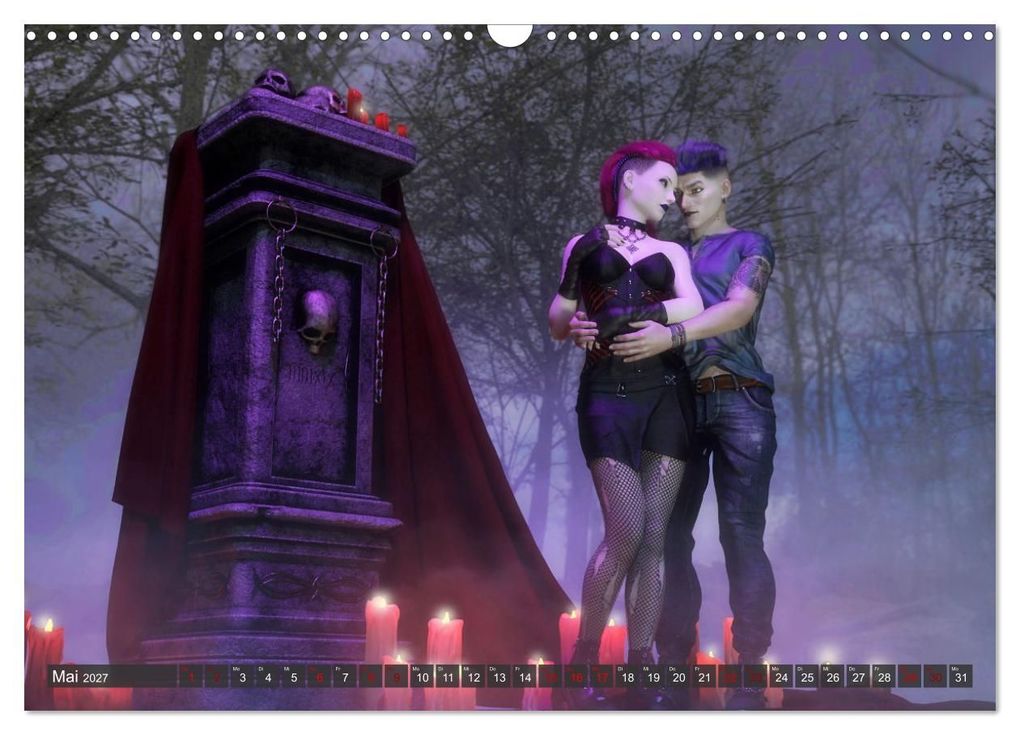 Weitere Ansicht: Gothic Sehnsucht (Wandkalender 2027 DIN A3 quer), CALVENDO Monatskalender | Karsten Schröder, Calvendo