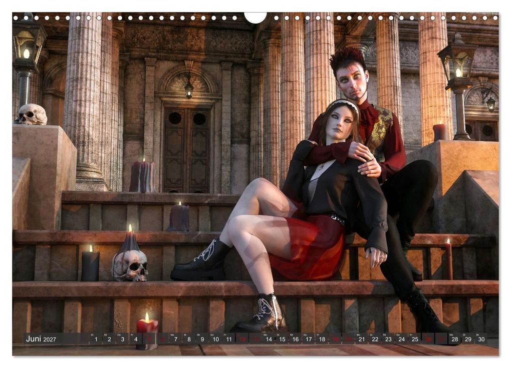Weitere Ansicht: Gothic Sehnsucht (Wandkalender 2027 DIN A3 quer), CALVENDO Monatskalender | Karsten Schröder, Calvendo