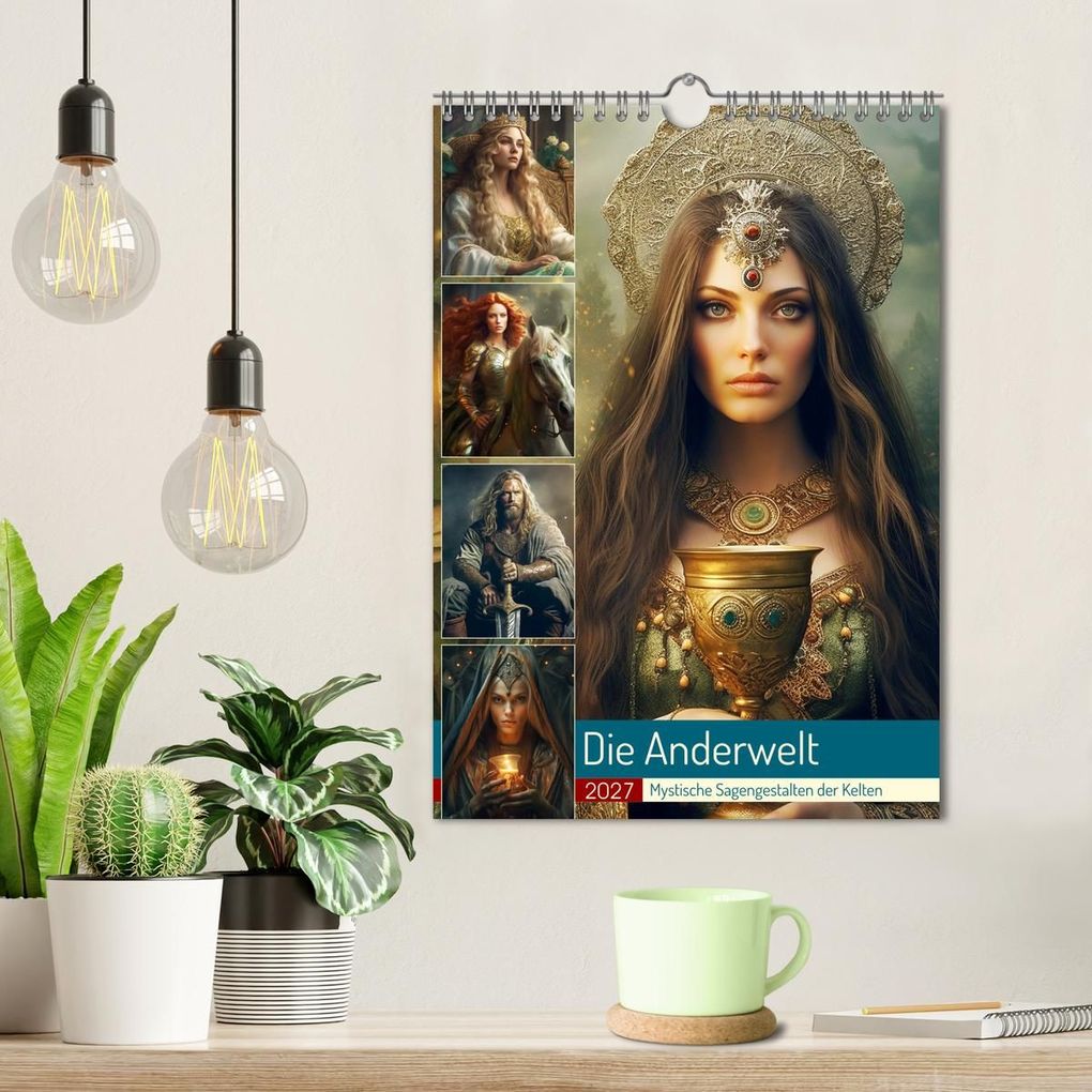 Weitere Ansicht: Die Anderwelt. Mystische Sagengestalten der Kelten (Wandkalender 2027 DIN A4 hoch), CALVENDO Monatskalender | Rose Hurley, Calvendo