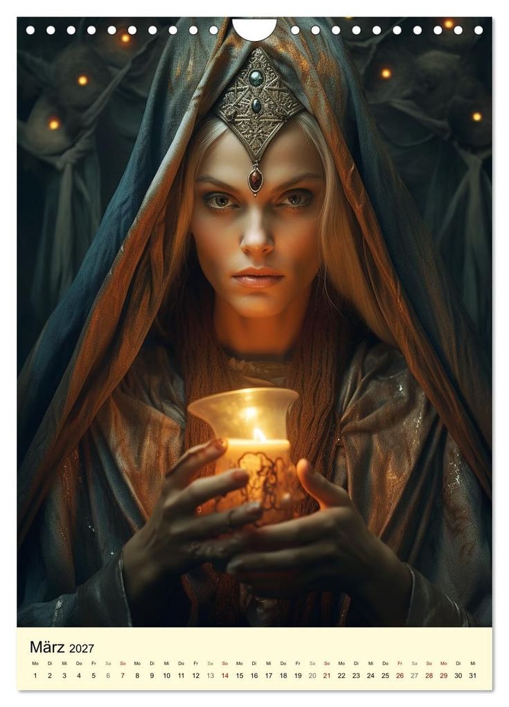 Weitere Ansicht: Die Anderwelt. Mystische Sagengestalten der Kelten (Wandkalender 2027 DIN A4 hoch), CALVENDO Monatskalender | Rose Hurley, Calvendo