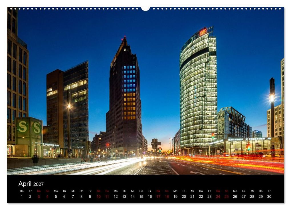 Weitere Ansicht: Eine Reise durch Berlin bei Nacht (Wandkalender 2027 DIN A2 quer), CALVENDO Monatskalender | Oliver Nowak, Calvendo