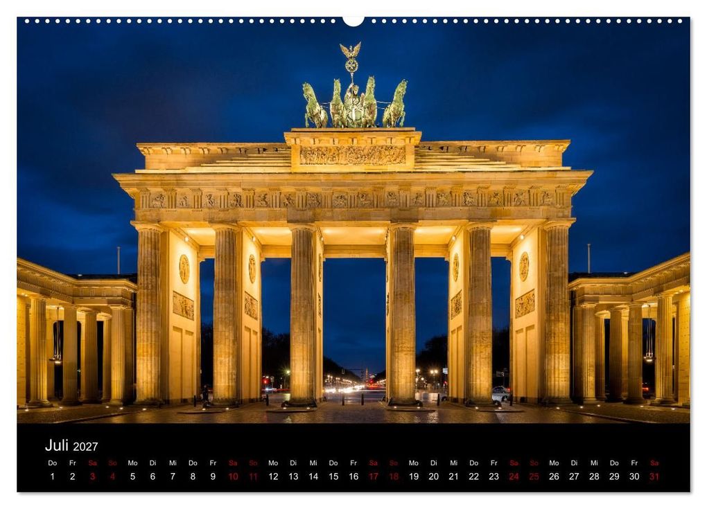 Weitere Ansicht: Eine Reise durch Berlin bei Nacht (Wandkalender 2027 DIN A2 quer), CALVENDO Monatskalender | Oliver Nowak, Calvendo