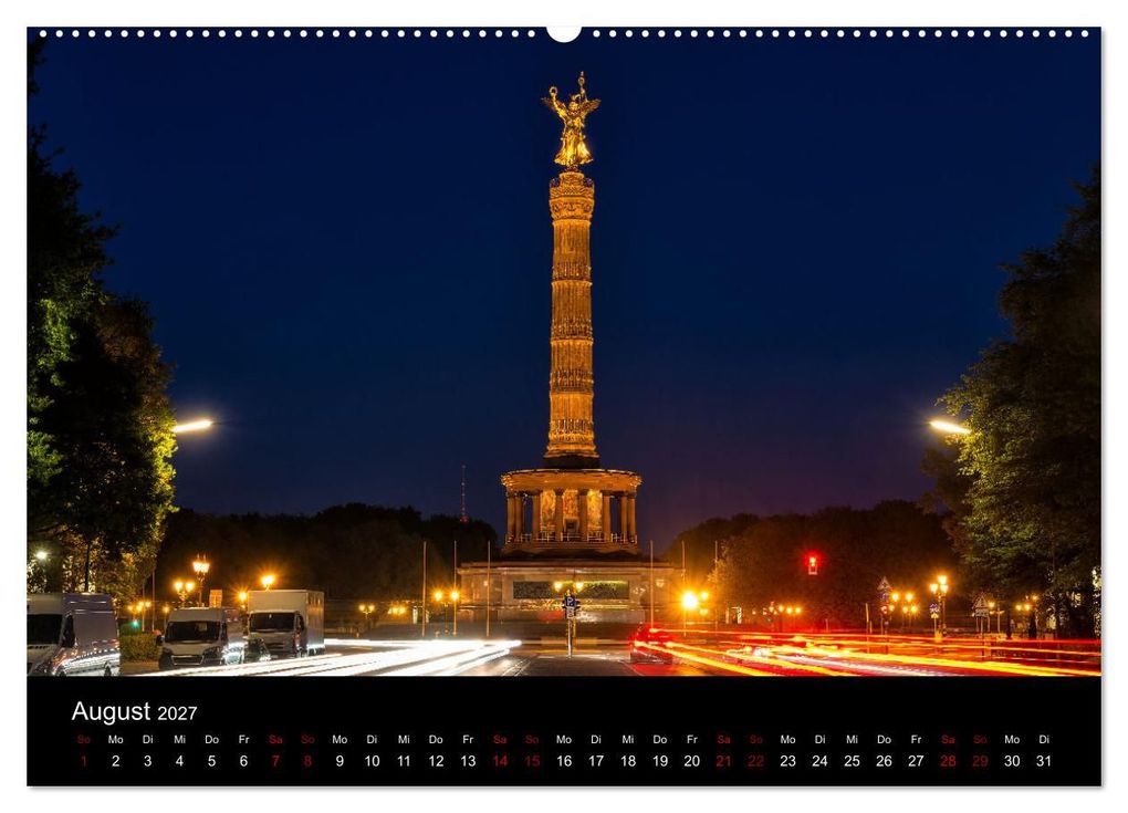 Weitere Ansicht: Eine Reise durch Berlin bei Nacht (Wandkalender 2027 DIN A2 quer), CALVENDO Monatskalender | Oliver Nowak, Calvendo