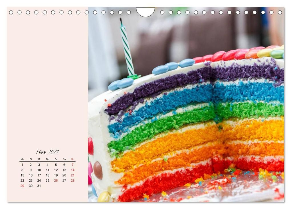 Weitere Ansicht: Bunte Torten und Cremen. Ein leckerer Augenschmaus (Wandkalender 2027 DIN A4 quer), CALVENDO Monatskalender | Rose Hurley, Calvendo