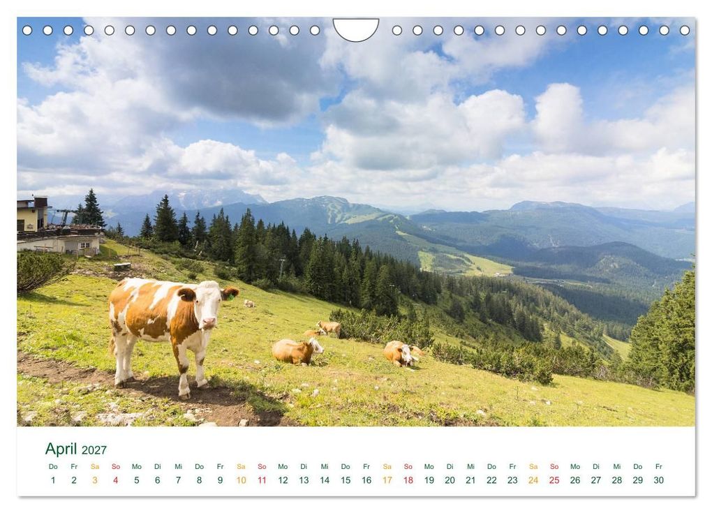 Weitere Ansicht: Auf der Winklmoosalm (Wandkalender 2027 DIN A4 quer), CALVENDO Monatskalender | Brigitte Dürr, Calvendo