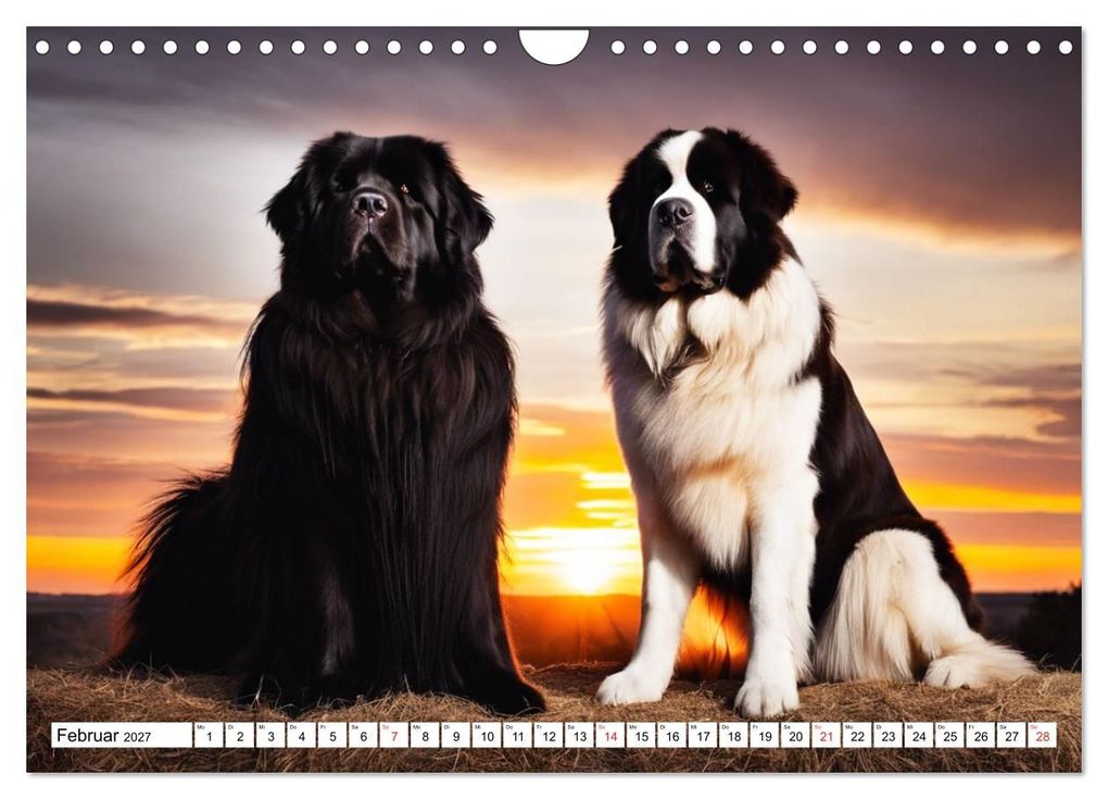 Weitere Ansicht: Neufundländer - Liebenswerte Bären (Wandkalender 2027 DIN A4 quer), CALVENDO Monatskalender | Claudia Kleemann, Calvendo