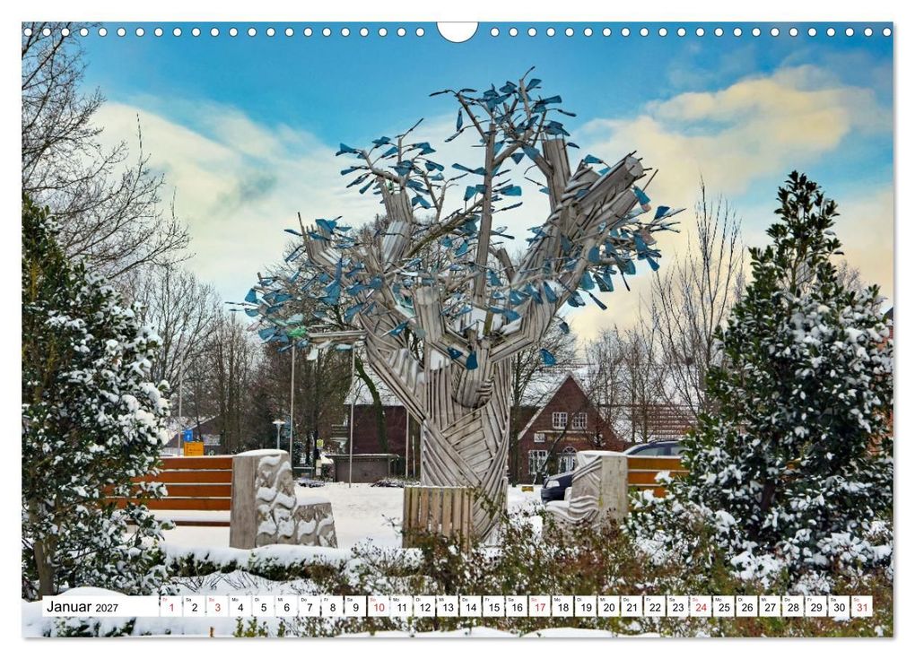 Weitere Ansicht: Samtgemeinde Dörpen im Emsland (Wandkalender 2027 DIN A3 quer), CALVENDO Monatskalender | Claudia Kleemann, Calvendo