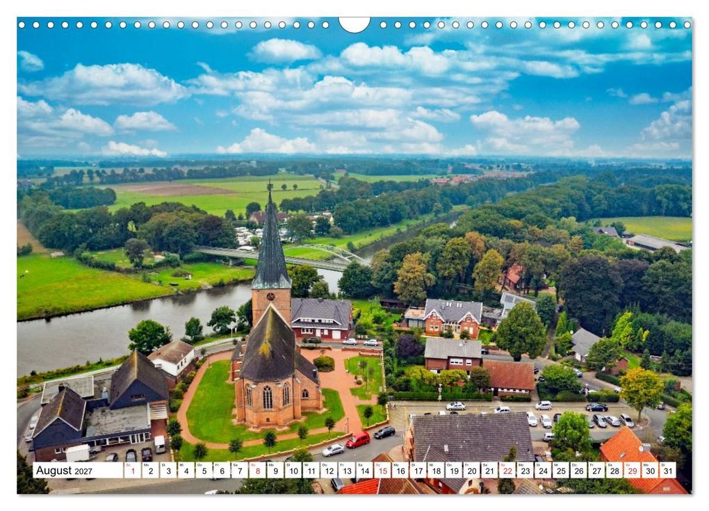 Weitere Ansicht: Samtgemeinde Dörpen im Emsland (Wandkalender 2027 DIN A3 quer), CALVENDO Monatskalender | Claudia Kleemann, Calvendo