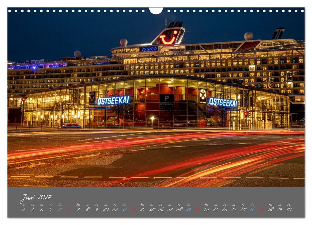 Weitere Ansicht: So schön ist Kiel im Dunkeln (Wandkalender 2027 DIN A3 quer), CALVENDO Monatskalender | Karsten Rahn, Calvendo