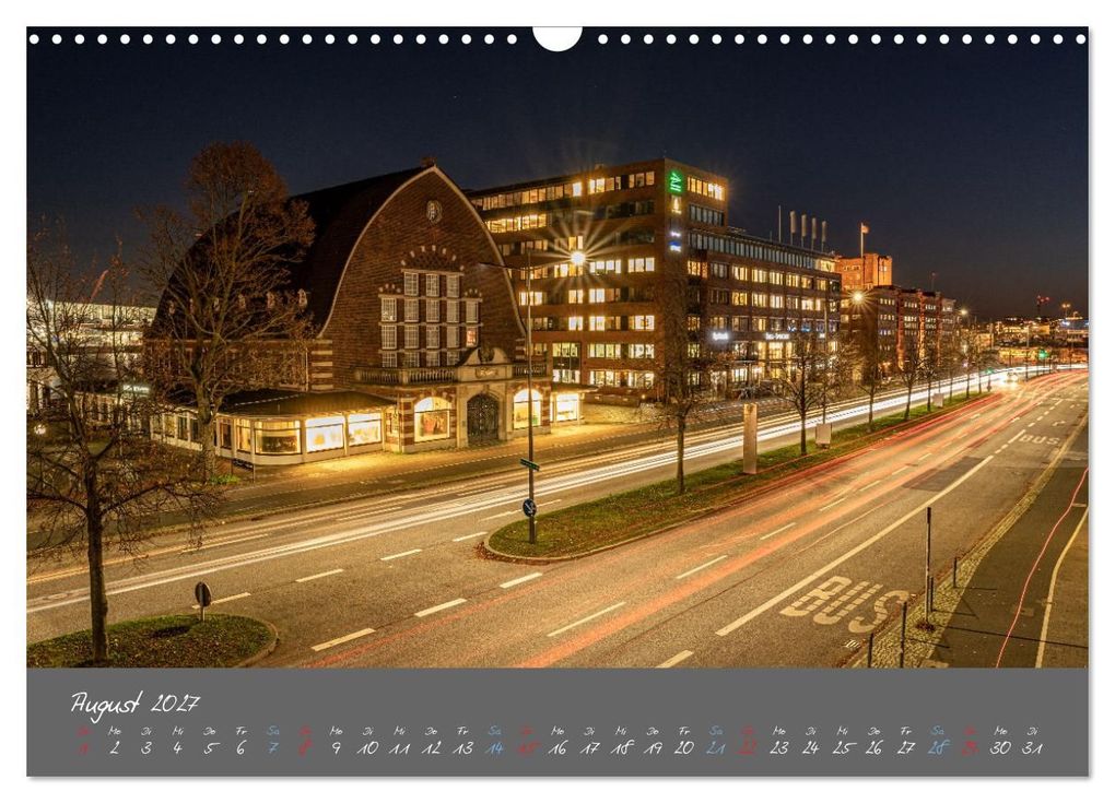 Weitere Ansicht: So schön ist Kiel im Dunkeln (Wandkalender 2027 DIN A3 quer), CALVENDO Monatskalender | Karsten Rahn, Calvendo