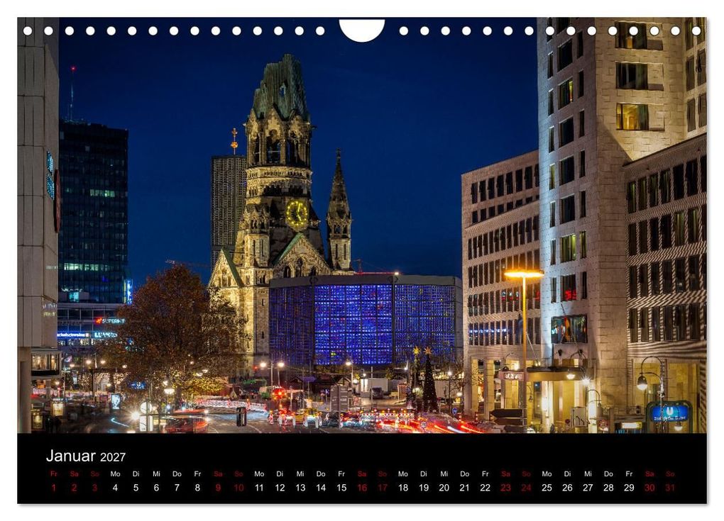 Weitere Ansicht: Eine Reise durch Berlin bei Nacht (Wandkalender 2027 DIN A4 quer), CALVENDO Monatskalender | Oliver Nowak, Calvendo