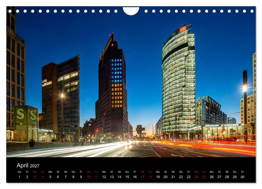 Weitere Ansicht: Eine Reise durch Berlin bei Nacht (Wandkalender 2027 DIN A4 quer), CALVENDO Monatskalender | Oliver Nowak, Calvendo