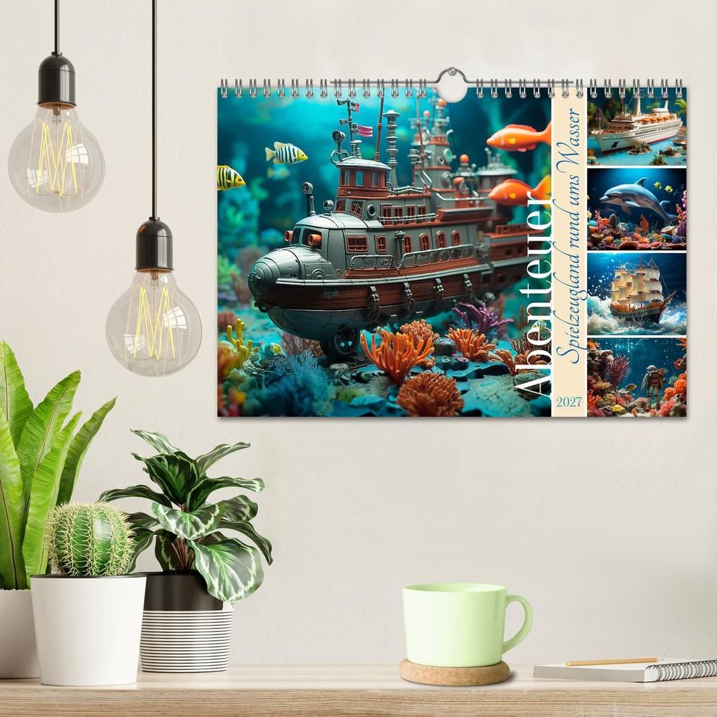 Weitere Ansicht: Abenteuer Spielzeugland rund ums Wasser (Wandkalender 2027 DIN A4 quer), CALVENDO Monatskalender | Kerstin Waurick, Calvendo