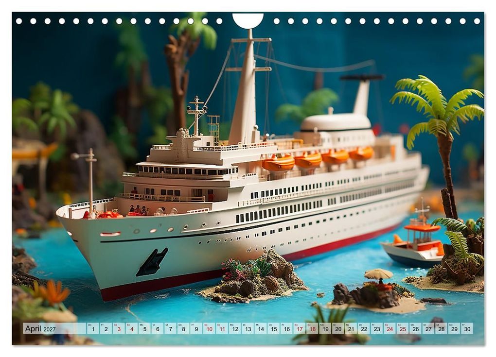 Weitere Ansicht: Abenteuer Spielzeugland rund ums Wasser (Wandkalender 2027 DIN A4 quer), CALVENDO Monatskalender | Kerstin Waurick, Calvendo