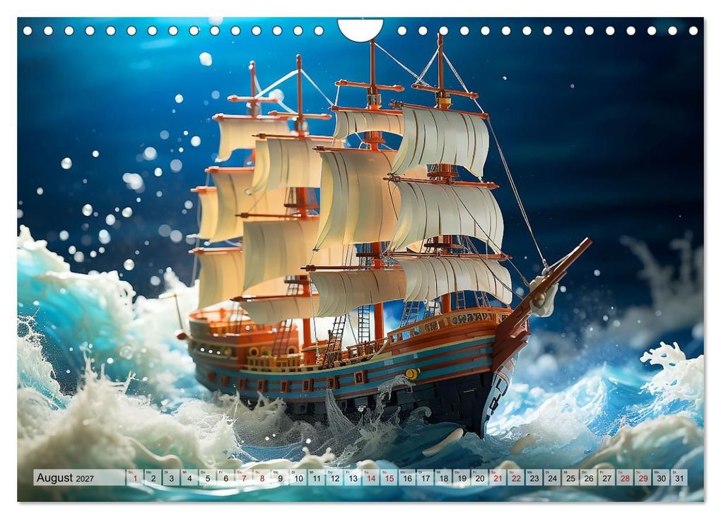 Weitere Ansicht: Abenteuer Spielzeugland rund ums Wasser (Wandkalender 2027 DIN A4 quer), CALVENDO Monatskalender | Kerstin Waurick, Calvendo